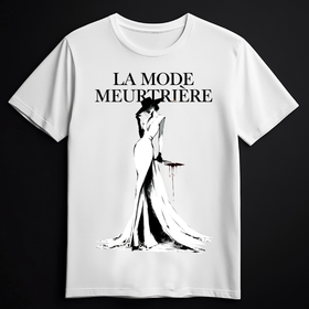 LA MODE MEURTIRIERE  white (T-shirt)