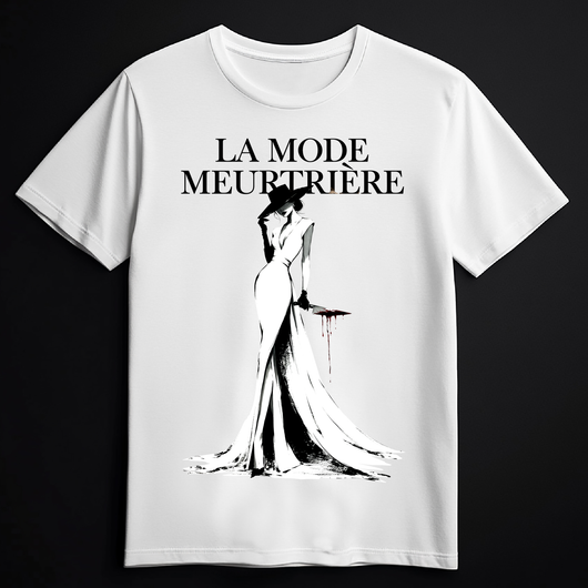 LA MODE MEURTIRIERE  white (T-shirt)