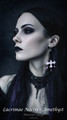Lacrimae Noctis - Amethyst korvikset