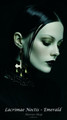 Lacrimae Noctis -  Emerald  earrings