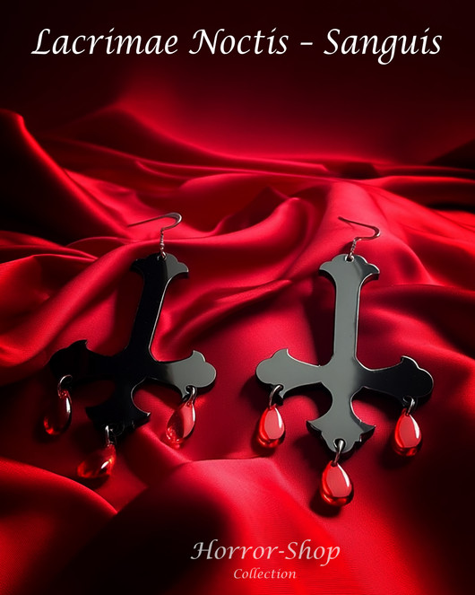 Lacrimae Noctis - Sanguis earrings