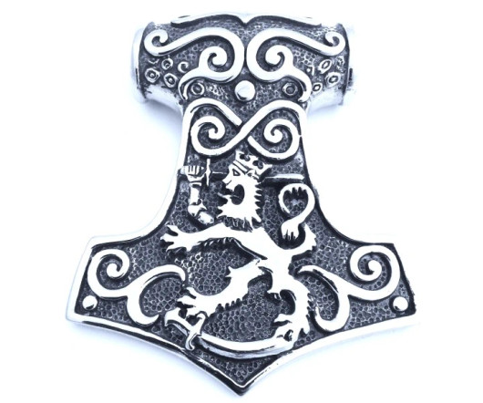 Lion Hammer 2 – Steel Pendant