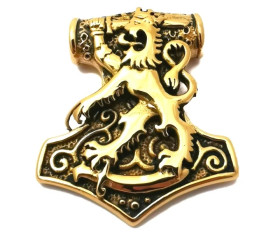 Leijonavasara - Teräsriipus, kullattu