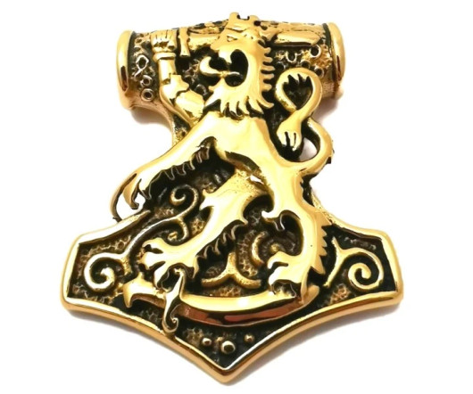 Leijonavasara - Teräsriipus, kullattu