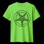 Lime green Pentagram T-shirt