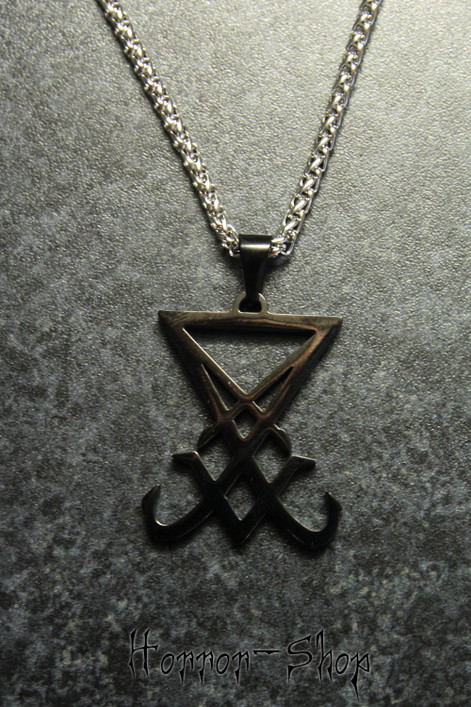 Sigil of lucifer Der Anhänger (schwarz)