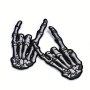Skeleton hand patch