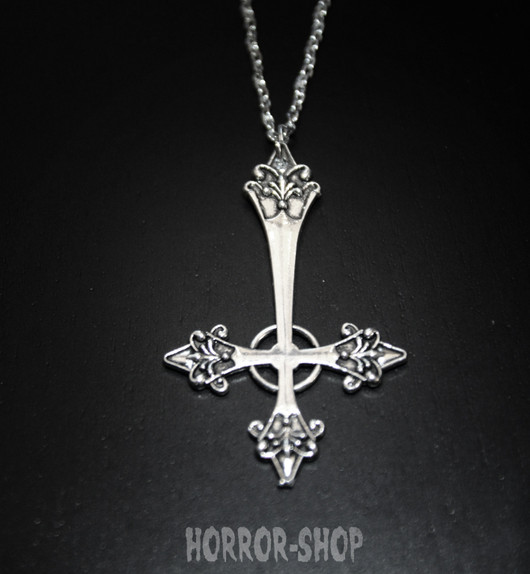 Satanic cross decorative (color)