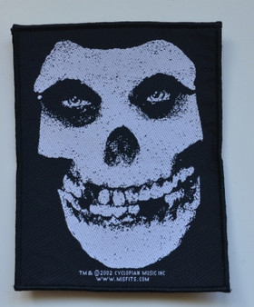 MISFITS White Skull - Patch