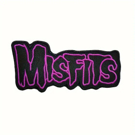 MISFITS logo purple Patch Black border