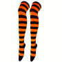 Black and orange triped Knee socks