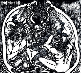 Enjeduana necro ritus split (CD, uusi)