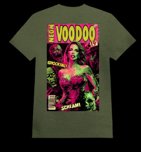 Neon VooDoo Army Green (T-shirt)