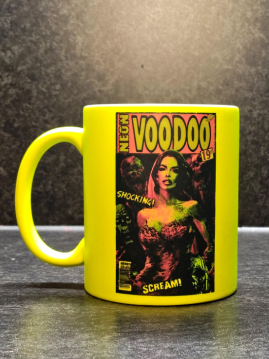 Neon Voodoo -neon yellow mug