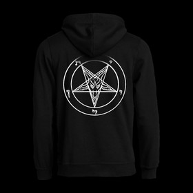 Pentagram Huppari vetoketjulla