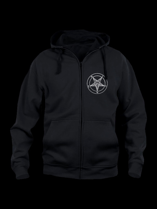 Pentagram Huppari vetoketjulla