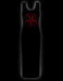 Pentagram red  long dress