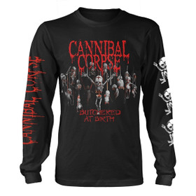 CANNIBAL CORPSE/BUTCHERED AT BIRTH, BABY, Long Sleeve