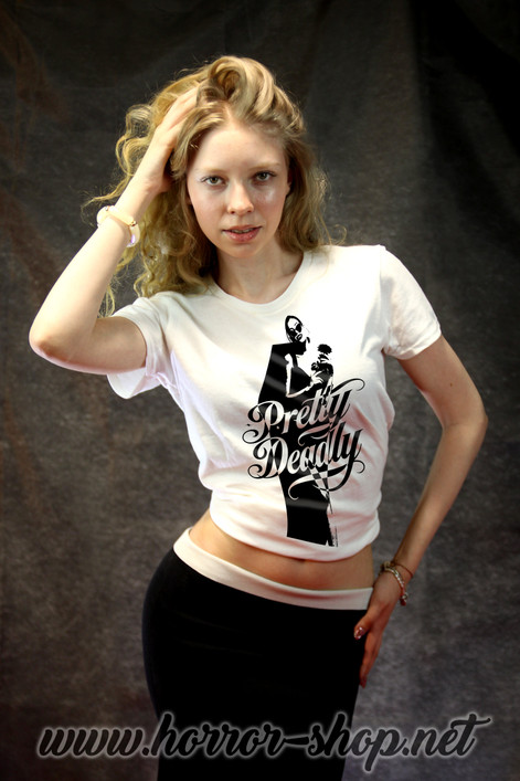 PRETTY DEADLY white (T-shirt)