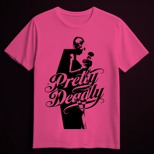 PRETTY DEADLY pink (T-shirt)