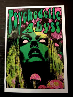 Psychedelic abyss  vinyl sticker