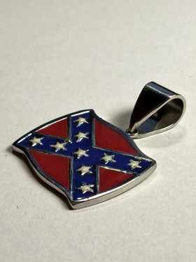 Die Rebel-Flagge hing