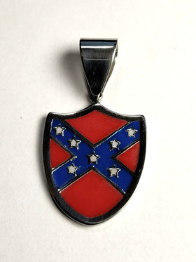 Die Rebel-Flagge Wappen