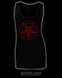 Red pentagram dress