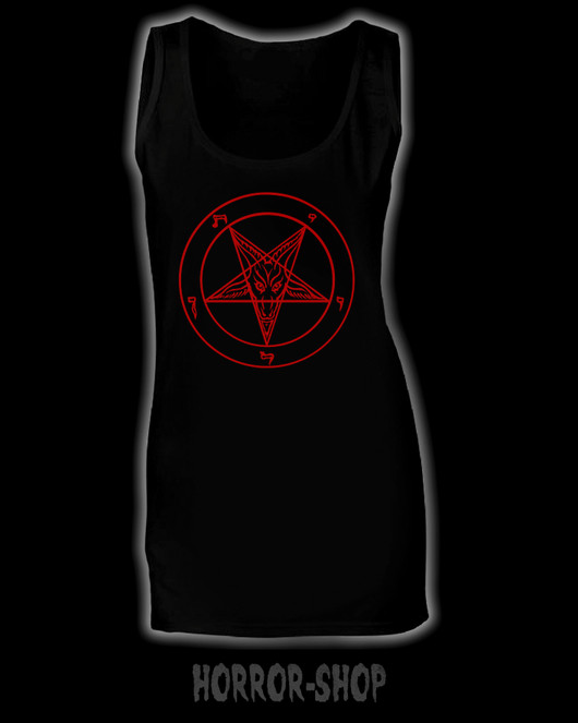 Red pentagram dress