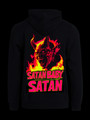 Retro Satan hoodie with zipper