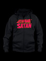 Retro Satan hoodie with zipper