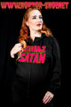 Retro Satan hoodie with zipper
