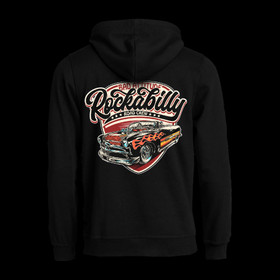 Rockabilly road crew Huppari vetoketjulla