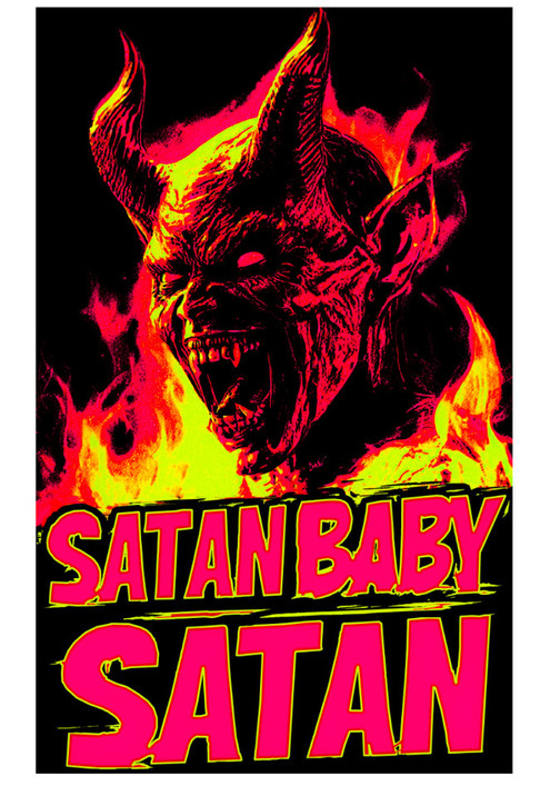 Satan baby Satan sticker