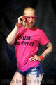 SATAN IS GREAT SATAN Pink (T-shirt)