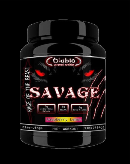 Diablo Savage Extreme Pre Workout, 454 g