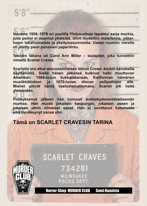 SCARLET CRAVES - Nainen, joka halusi tulla nähdyksi (PDF file)