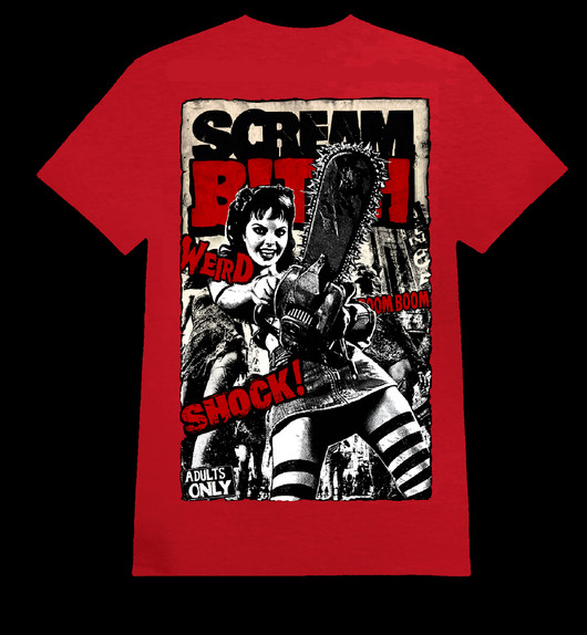 Scream Bitch (red T-shirt)