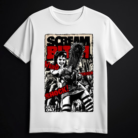 Scream Bitch (White T-shirt)