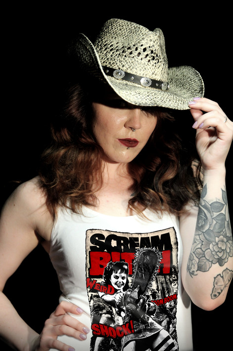 Scream Bitch (valkoinen T-paita)