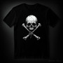 SKULL AND BONES black (T-shirt)