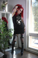 Skull and the pentagram dress