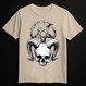 SKULL AND THE PENTAGRAM sand (T-shirt)