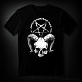 SKULL AND THE PENTAGRAM (T-paita)