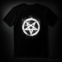 SPLATTER PENTAGRAM black (T-shirt)