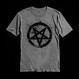 SPLATTER PENTAGRAM grey (T-shirt)