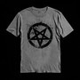 SPLATTER PENTAGRAM grey (T-shirt)