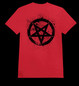 SPLATTER PENTAGRAM red (T-shirt)