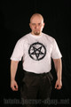 SPLATTER PENTAGRAM white (T-shirt)