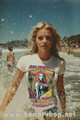 Surf the dark aquarius (white T-shirt)